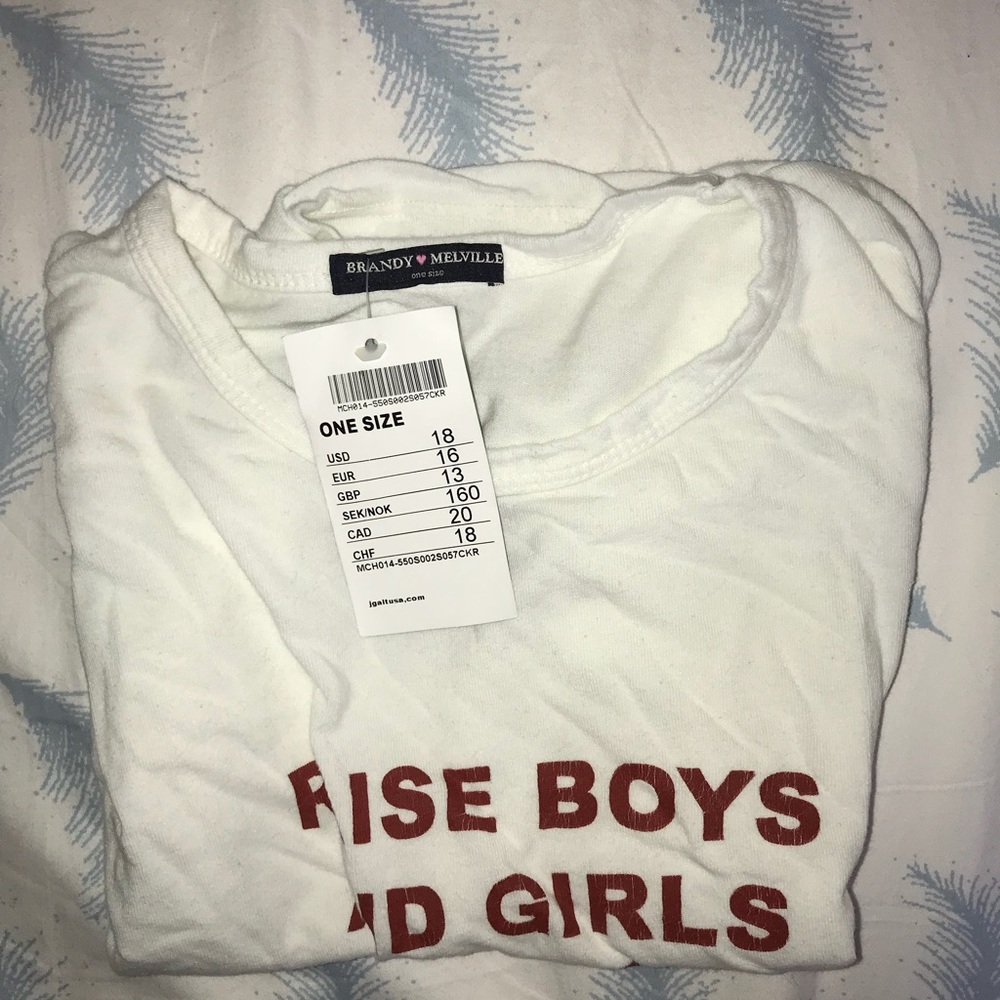 Brandy Melville Graphic Tee WITH TAGS